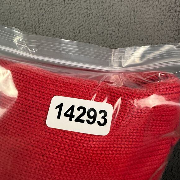 Vintage Polo Ralph Lauren Sweater Womens L Red Crew Neck Knit Pullover - Picture 9 of 9